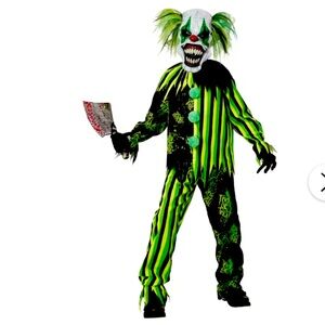 Kids Glow in the Dark Chaos Clown Costume